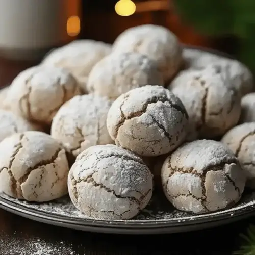 Buttery Pecan Snowball Cookies