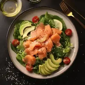 Smoked Salmon Avocado Salad