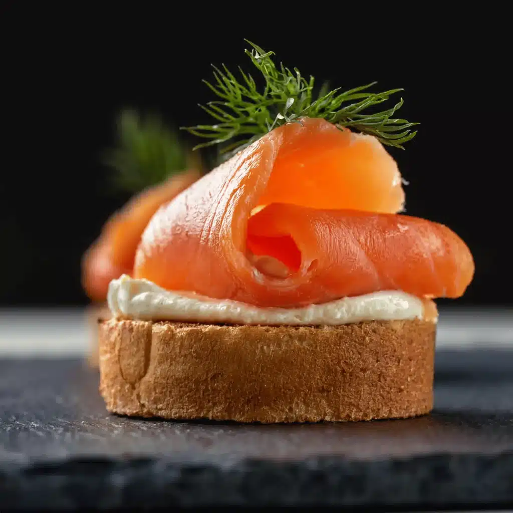 Smoked Salmon Canapes