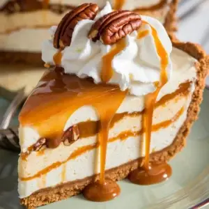 Caramel Pecan Cheesecake