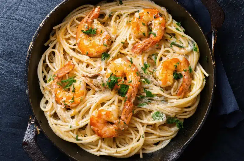 Easy Garlic Shrimp Pasta Recipe – Perfect Weeknight Meal