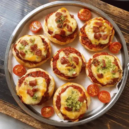 Mini Pizza Burgers Recipe