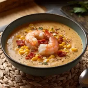 New Orleans Shrimp and Corn Bisque