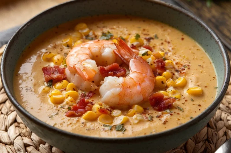 Authentic New Orleans Shrimp and Corn Bisque Recipe: A Rich, Creamy Cajun Delight"