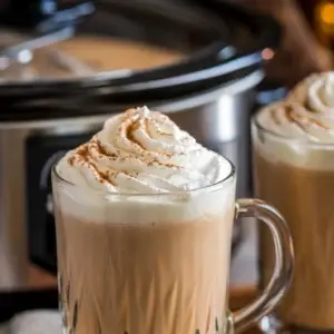 Slow Cooker Homemade Pumpkin Spice Lattes