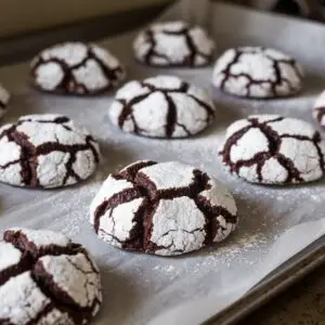 Chocolate Crinkle Cookies