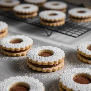 Chocolate-Nutella Linzer Cookies Recipe