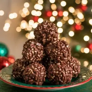 Rice Crispy Crunch Chocolate Truffles