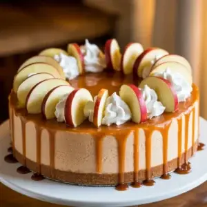 Caramel Apple Cheesecake