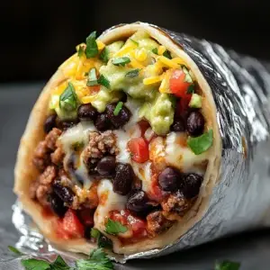 Cheesy Beef Burritos