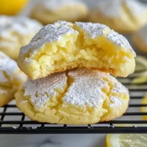 Lemon Crinkle Cookies