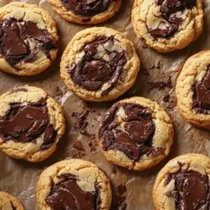 Peanut Butter Brownie Swirl Cookies