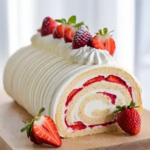 Strawberry Swiss Roll