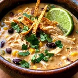 White Chicken Chili with Cream Cheese