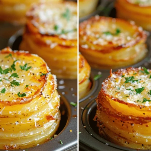 Parmesan Potato Stacks